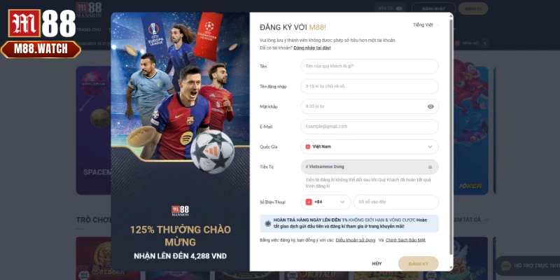 Đăng ký và đăng nhập là hai quy trình cơ bản nhát mà hội viên cần biết
