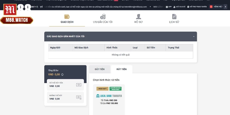 Tận hưởng thành quả cá cược với quy trình rút tiền nhanh chóng & an toàn